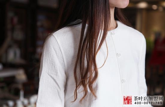 密斯茶服,茶叶加盟店,惜物茶服--精美休闲长衫系列5