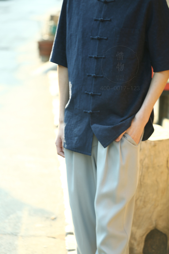 新款茶服男装图片展现－茶服男装新款格式展现