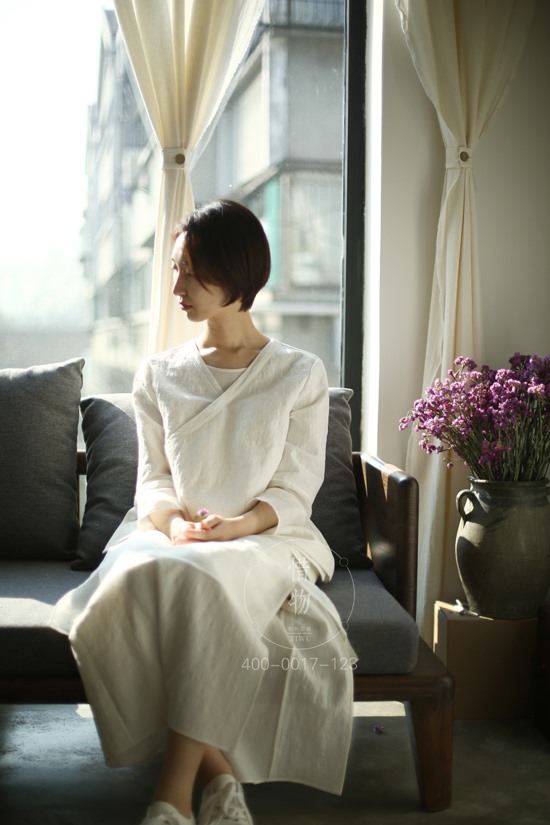 茶服女装春款-茶服小资最爱棉麻茶服女装-惜物棉麻衣饰零售