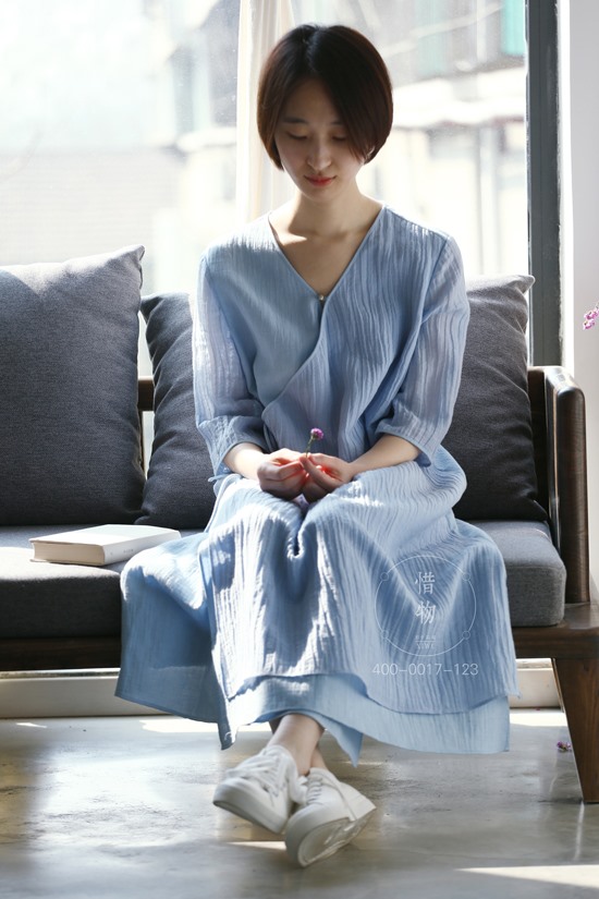 惜物茶服文明　女装气质茶服　茶服女装图片和价钱