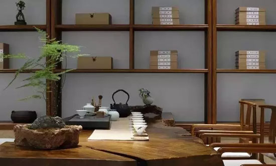 茶叶店装修_茶社装修气概